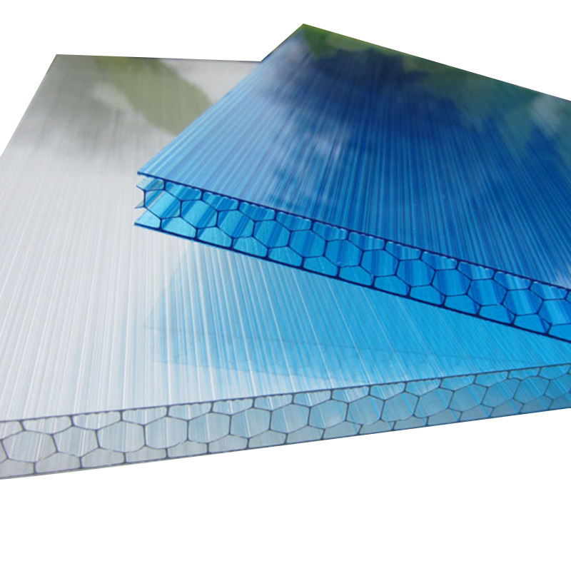 pc sun board, honeycomb board, double-layer hollow transparent canopy, canopy, sunshade, polycarbonate board, pc light-transmitting board Application Scenario