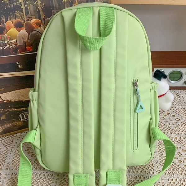 Japanese-style soft and cute girl backpacks, small college student lightweight mommy backpacks, children's travel small schoolbags Specification drawing
