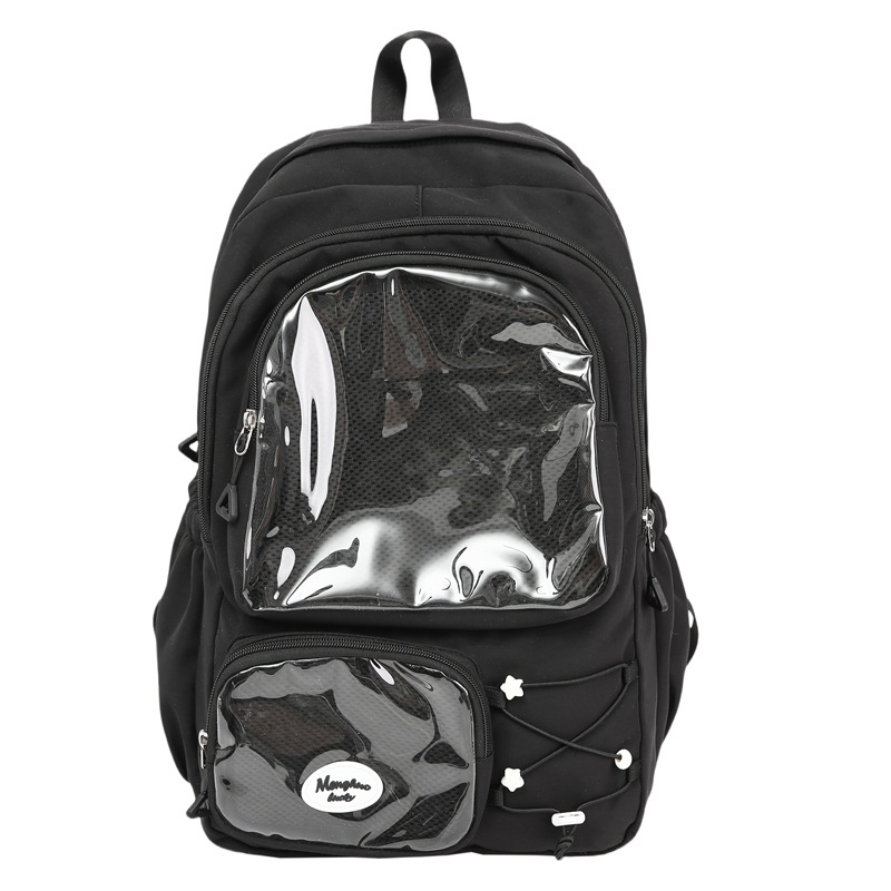 A new high-appearance-level Japanese-style ins fresh, sweet and cute star backpack, a light and simple backpack for junior and senior high school students Item Picture