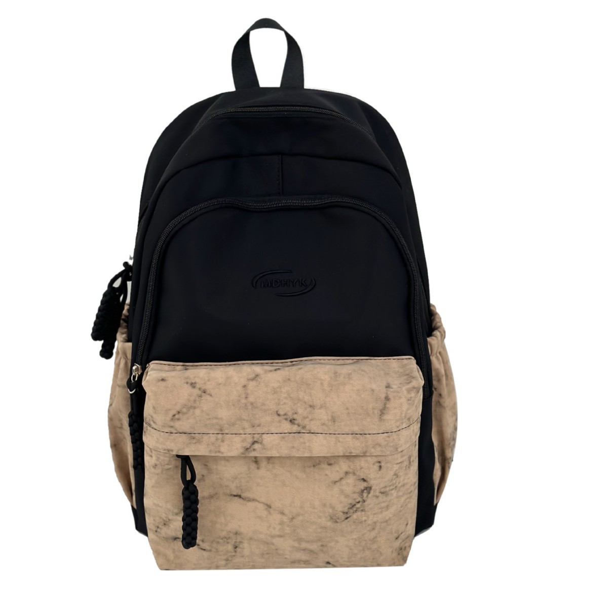 2025 New Japanese-style tie-dyed backpack, Korean-style fashionable and cute large-capacity schoolbag, casual and simple commuting backpack Item Picture