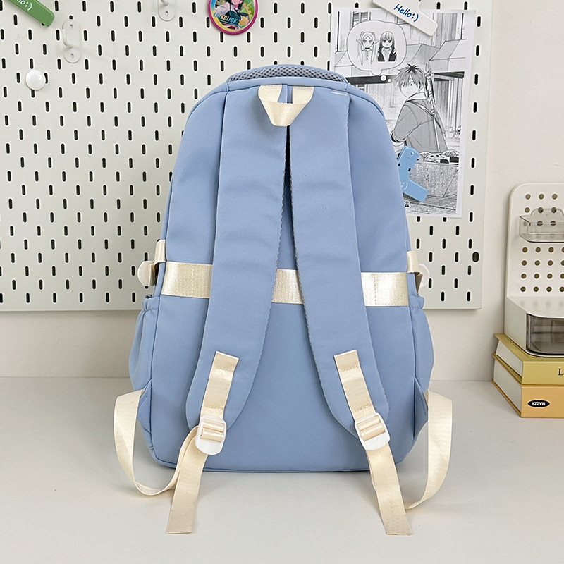 A new high-appearance-level Korean ins fresh, sweet and cute bear backpack with a large capacity for junior and senior high school students Specification drawing