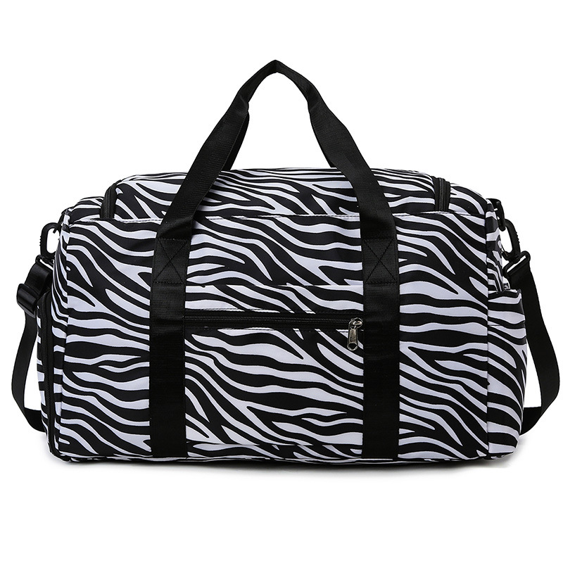 Short-distance travel bag, women's fashion trend, large-capacity dry and wet separation, swimming and yoga, women's handbag, single-shoulder bag Specification drawing