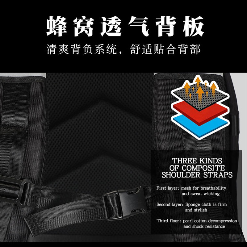 New men's business backpack, large-capacity business travel and commuting computer backpack, casual travel backpack, computer bag Application Scenario