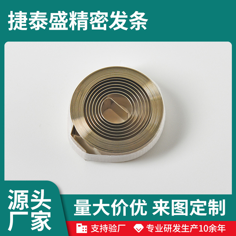 Electrical power cord winding spring, stainless steel vortex curling spring, vegetable cutter winding spring full figure