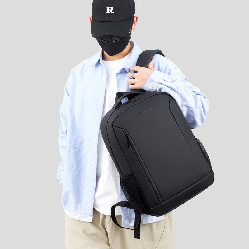 A 15.6-inch simple business backpack for men's computer backpacks and business trips details Picture