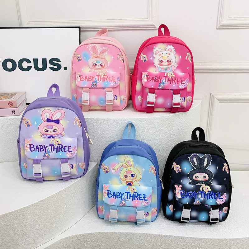 2025 Summer New stylish backpack, large-capacity fashionable schoolbag, cartoon printed children's backpack for kindergartens full figure