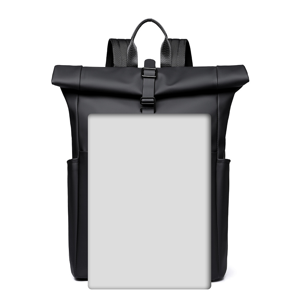 New style backpacks for outdoor leisure, men's commuting to work, computer bags, travel bags, trendy rolled-up travel backpacks details Picture