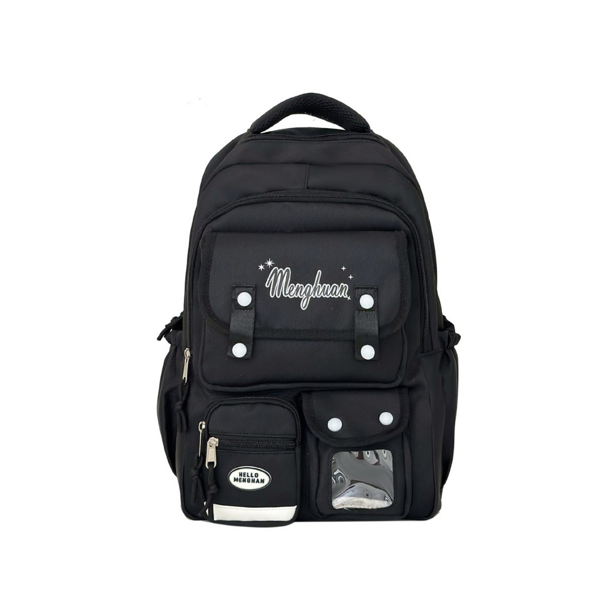 A new, fresh and sweet, candy-colored backpack with a Japanese style in the school style, featuring multiple compartments and large capacity Item Picture