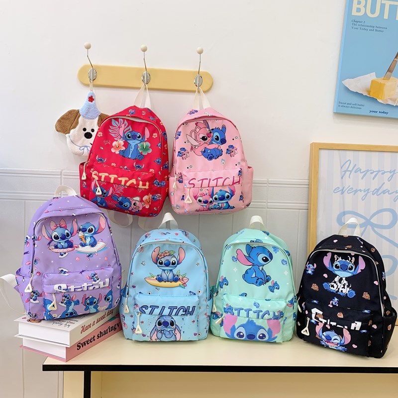 Cross-border wholesale of 2025 new cartoon printed girls' lightweight backpacks and cute kindergarten backpacks for children full figure