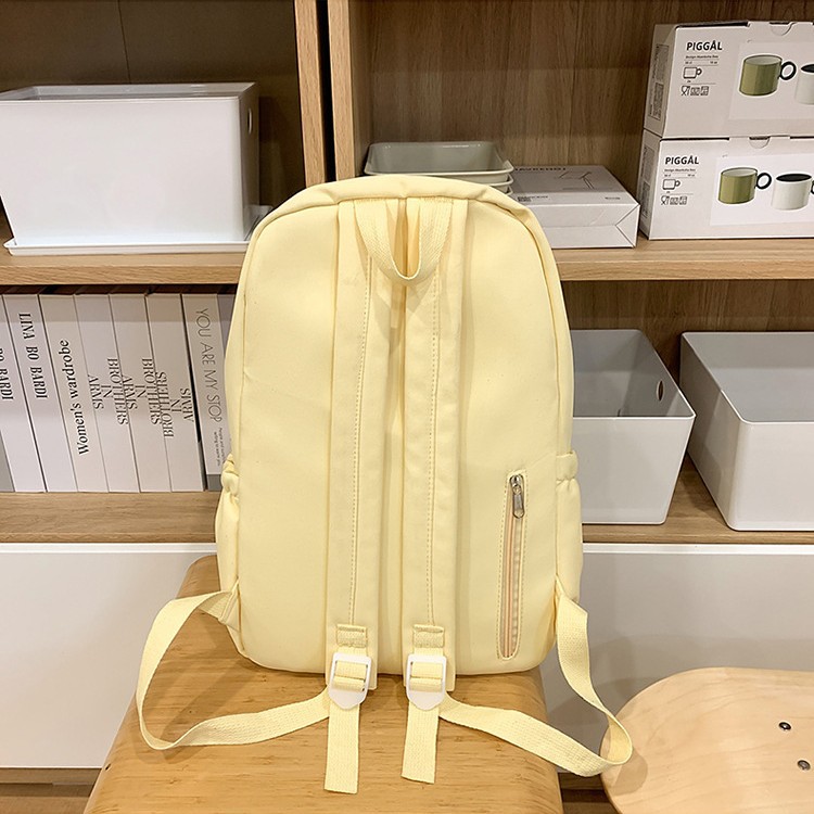 2025 New Japanese-style, fresh and casual schoolbag for junior and senior high school students, simple and versatile backpack, ins lightweight backpack Specification drawing