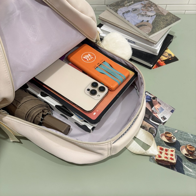 A new Japanese-style ins backpack with a high level of appearance, fresh and sweet, and a large capacity for light travel for junior and senior high school students Application Scenario
