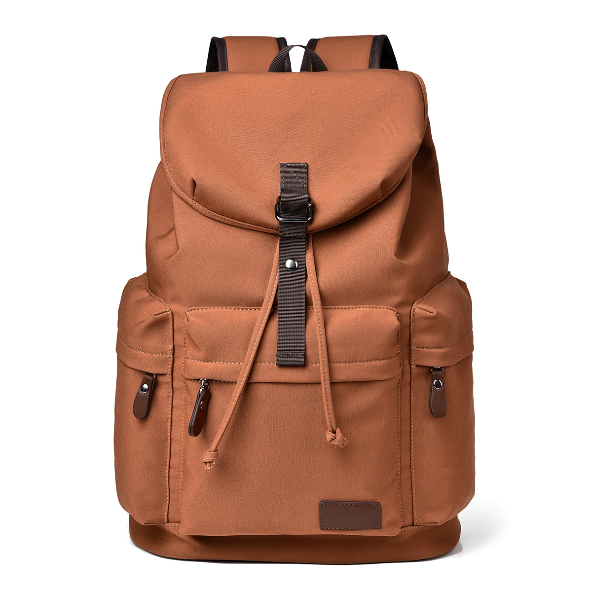 The new college student schoolbag is lightweight, fashionable and trendy. It features a large-capacity travel bag, a retro men's backpack and a canvas backpack full figure