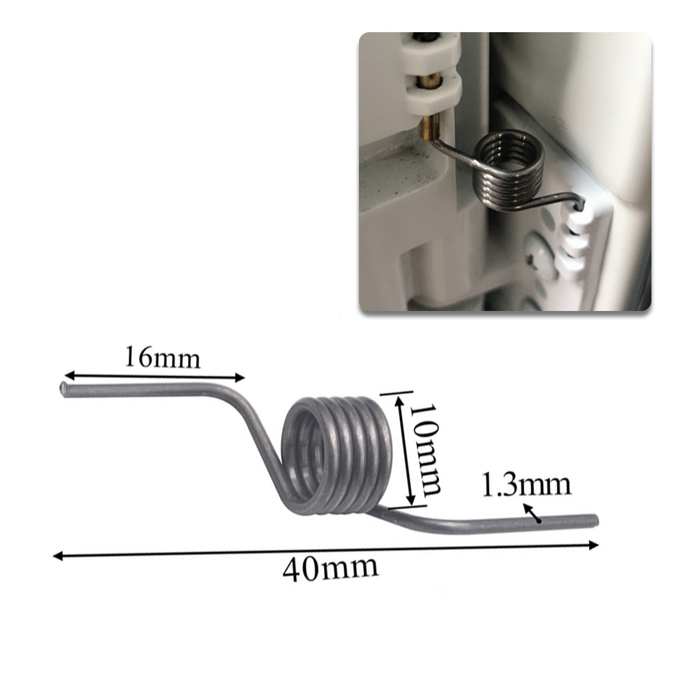 Midea refrigerator door torsion spring accessories, Aoma T CL middle beam flip plate fixed hinge baffle door latch spring details Picture
