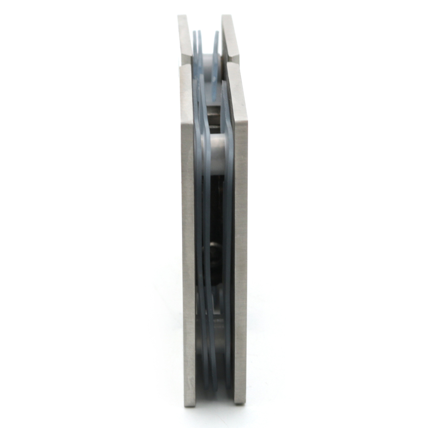 180-degree stainless steel glass clamps, sanded bathroom clamps, shower room glass fixed partition hinges, shower room accessories Application Scenario
