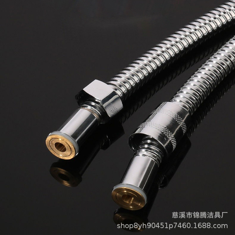 Stainless steel shower hose, showerhead hose, explosion-proof shower head, water pipe, electroplated metal hose Application Scenario