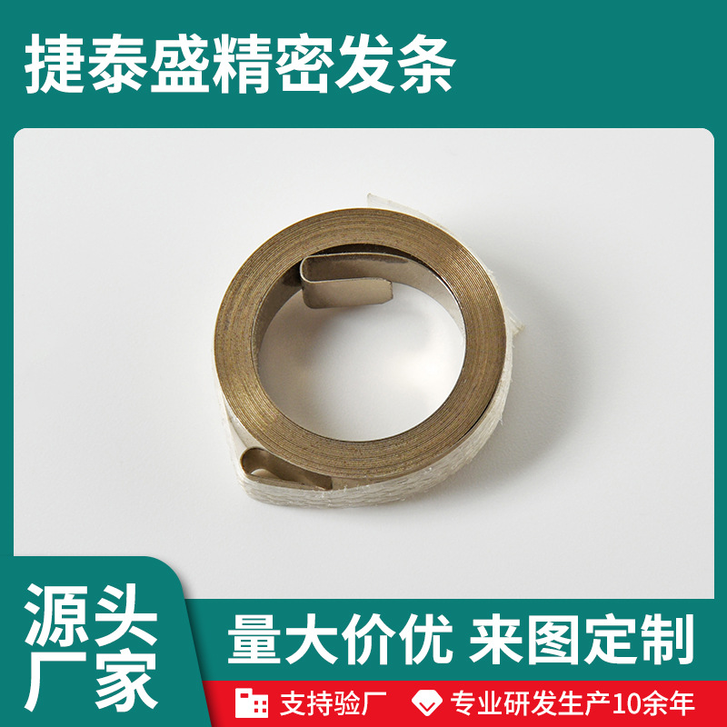 Hengli spring spring flat volute curling dog leash spring automatic telescopic winding spring full figure