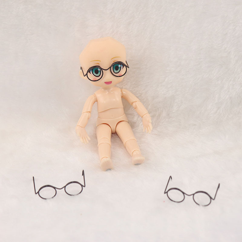 ob11 doll Mini glasses, bjd doll glasses accessories, 3-4-5 cm plush toy accessory frame, irregular shape Application Scenario