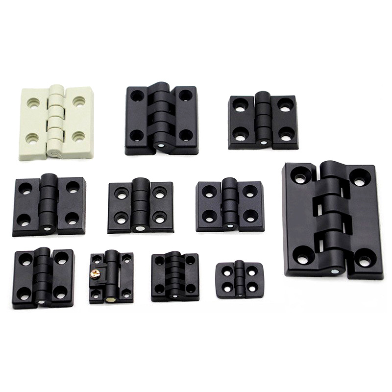 abs black nylon damping hinge hinges for industrial electricity meter box doors and Windows, ordinary pp casement plastic accessories for cabinet doors Item Picture