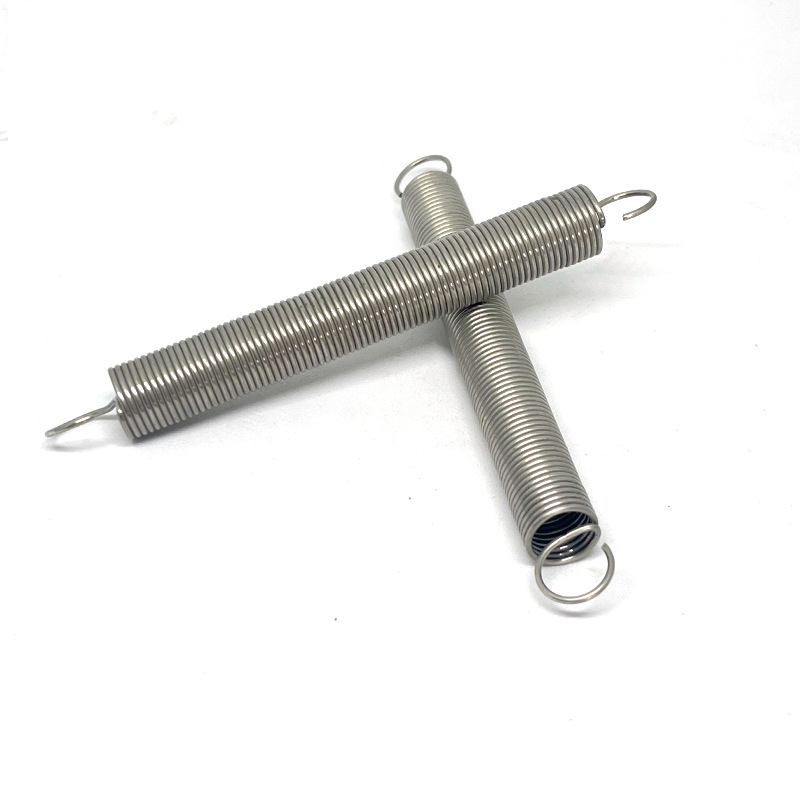 Cross-border supply pressure 304 stainless steel pull spring double hook stainless steel high-strength mechanical spring pull hook Specification drawing