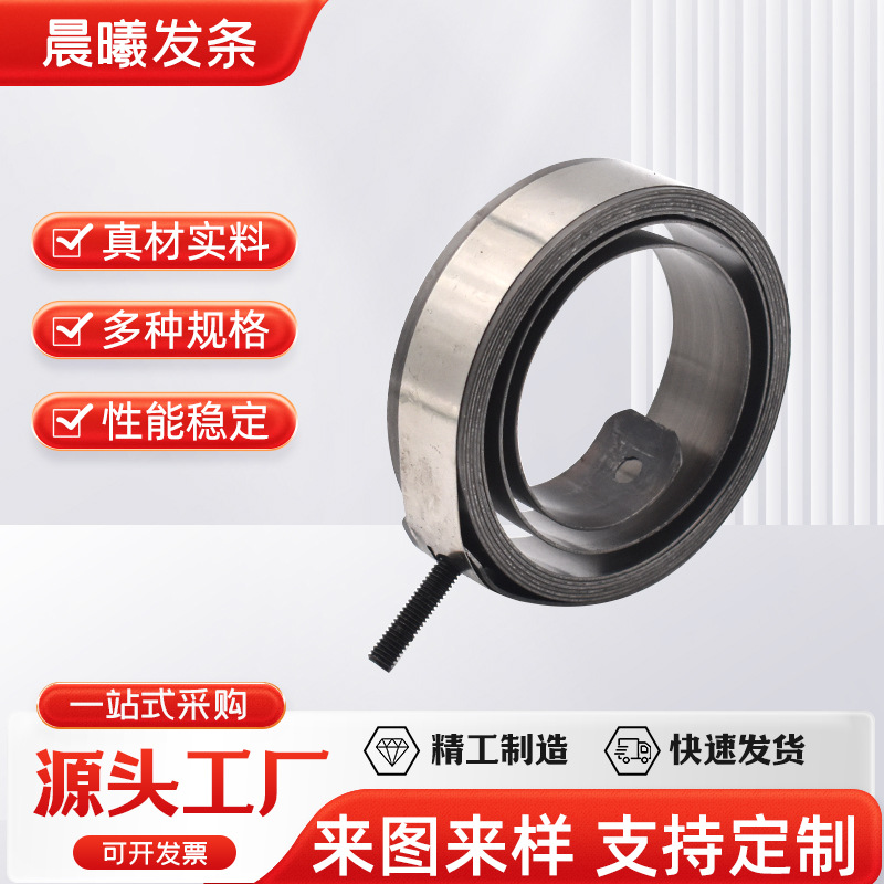 The starter is equipped with a disc spring chainsaw accessory, a large and small spring chainsaw coil spring full figure
