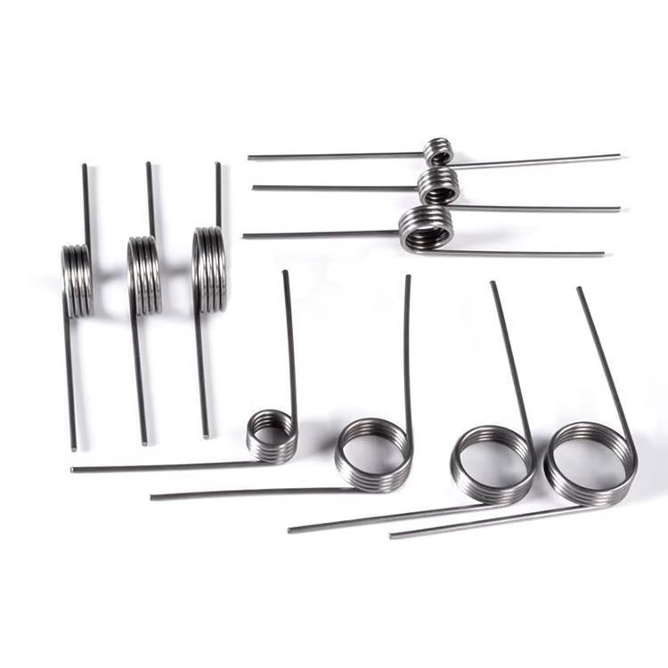 Customized stainless steel torsion spring hairpin hinge trash can lid torsion spring V-shaped wire diameter 0.3~2.5 spring factory Item Picture