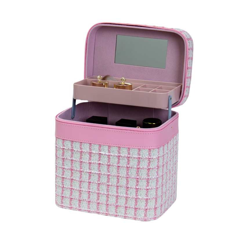 Xiaoxiangfeng makeup box, large-capacity multi-functional makeup bag, travel suitcase, desktop storage box, souvenir Item Picture