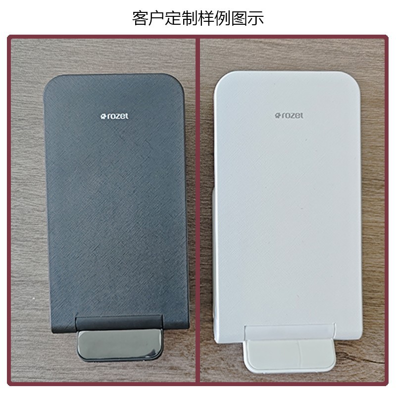 The new foldable stand wireless charger is suitable for desktop wireless fast charging of Apple and Huawei mobile phones Application Scenario