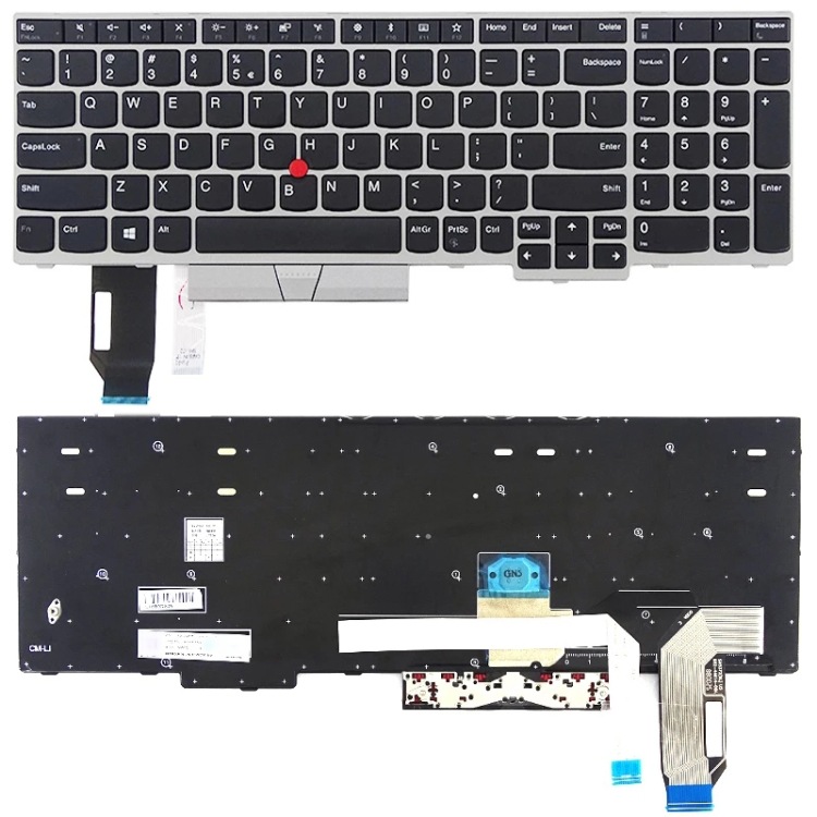 Suitable for Lenovo Thinkpad E580, E585, E590 and E595 American keyboards full figure
