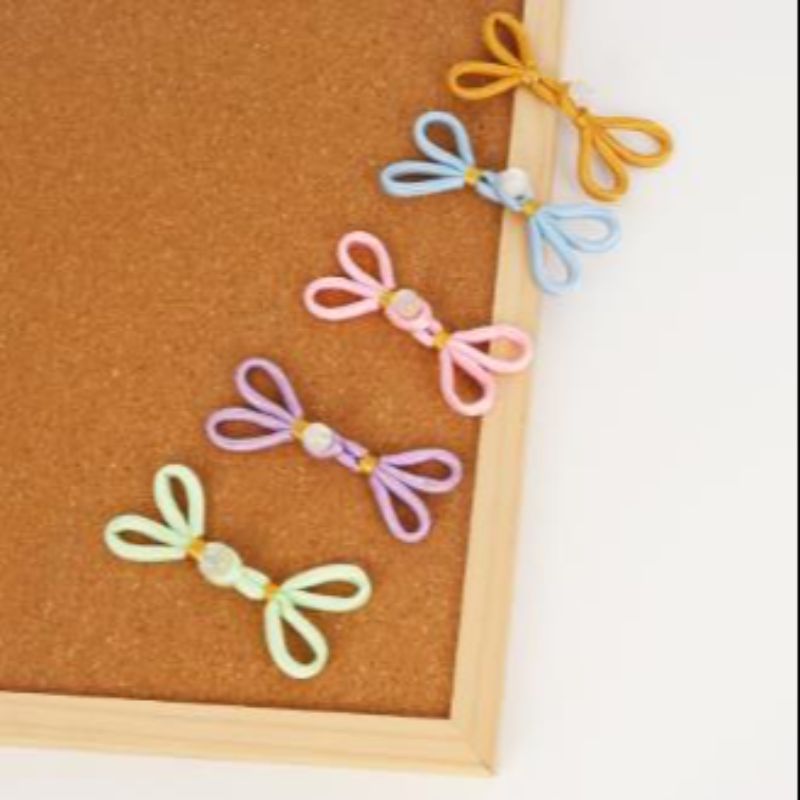 国潮 中式旗袍盘扣国风珍珠蝴蝶复古手工编织纽扣汉服