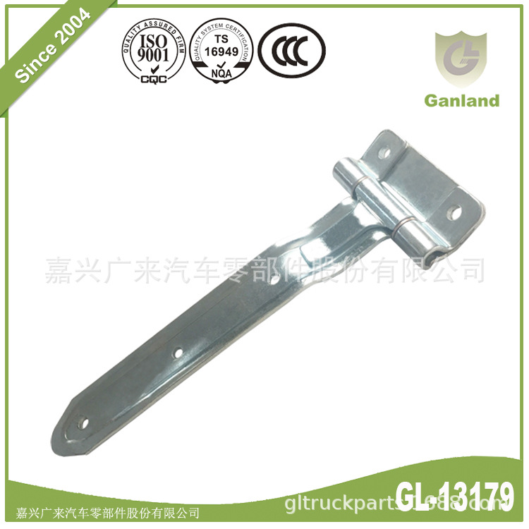 GL-13179 American truck parts 16-inch hinge truck body folding page Pickup truck body hinge Specification drawing