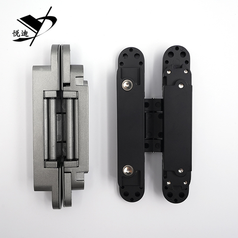 Hidden invisible door three-dimensional hinge, concealed door, concealed three-dimensional adjustable concealed hinge, hidden door hinge, cross hinge Application Scenario