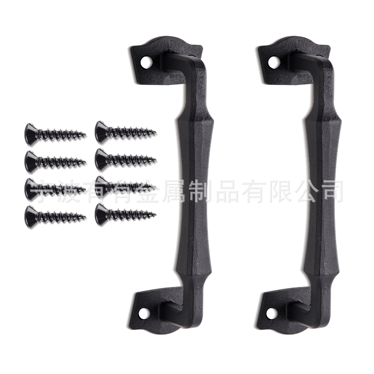 Barn door cast iron handle, door handle, double door pull handle, simple wooden door handle, hand handle manufacturer, e-commerce wholesale Application Scenario