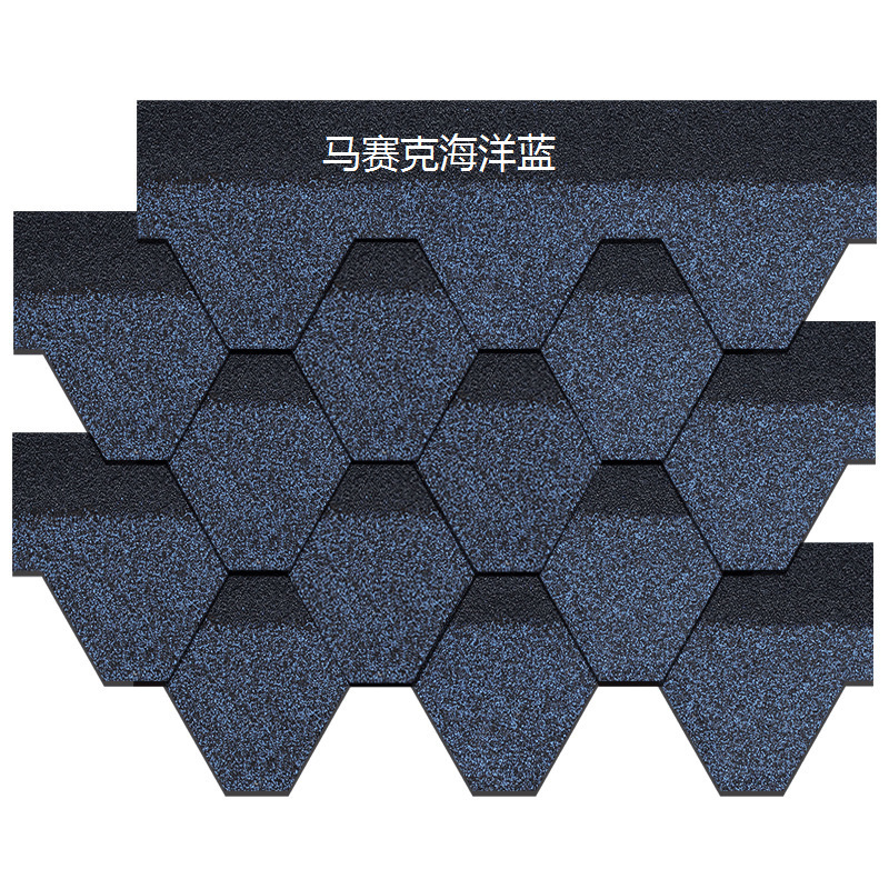 Heat-insulating villa, Mosaic fiberglass tile, felt, sunroom, wooden house roof, fiberglass waterproof, rhombic asphalt tile factory Specification drawing