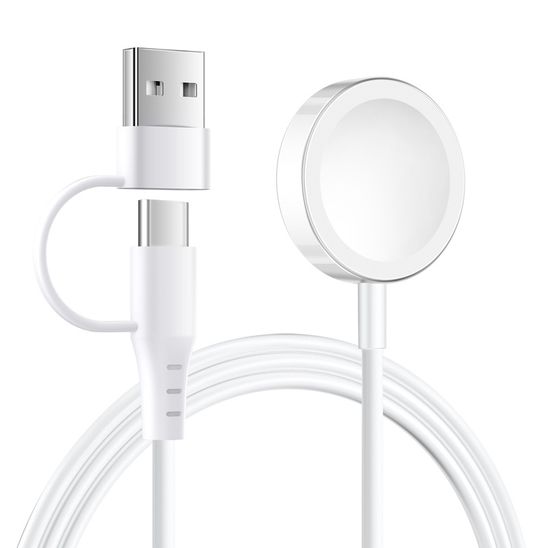 Apple Watch 2-in-1 A+C Watch charger, Apple Watch aluminum alloy wireless charger details Picture