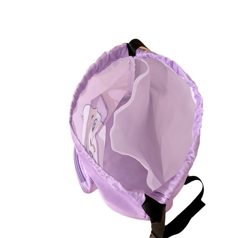 Dry-wet separated swimming bag, double-layer cartoon storage bag, children's portable storage bag, fitness backpack, toiletry bag Item Picture