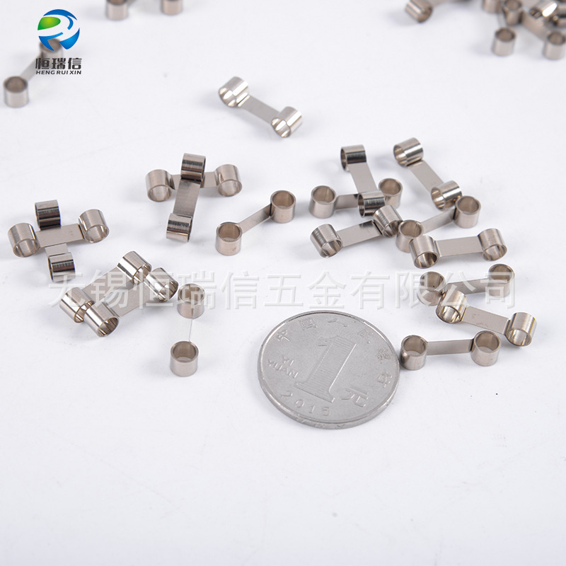 Stainless steel hardware special-shaped double-eye springs, multiple specifications and models, motor carbon brush constant force springs, large quantity and favorable price Item Picture