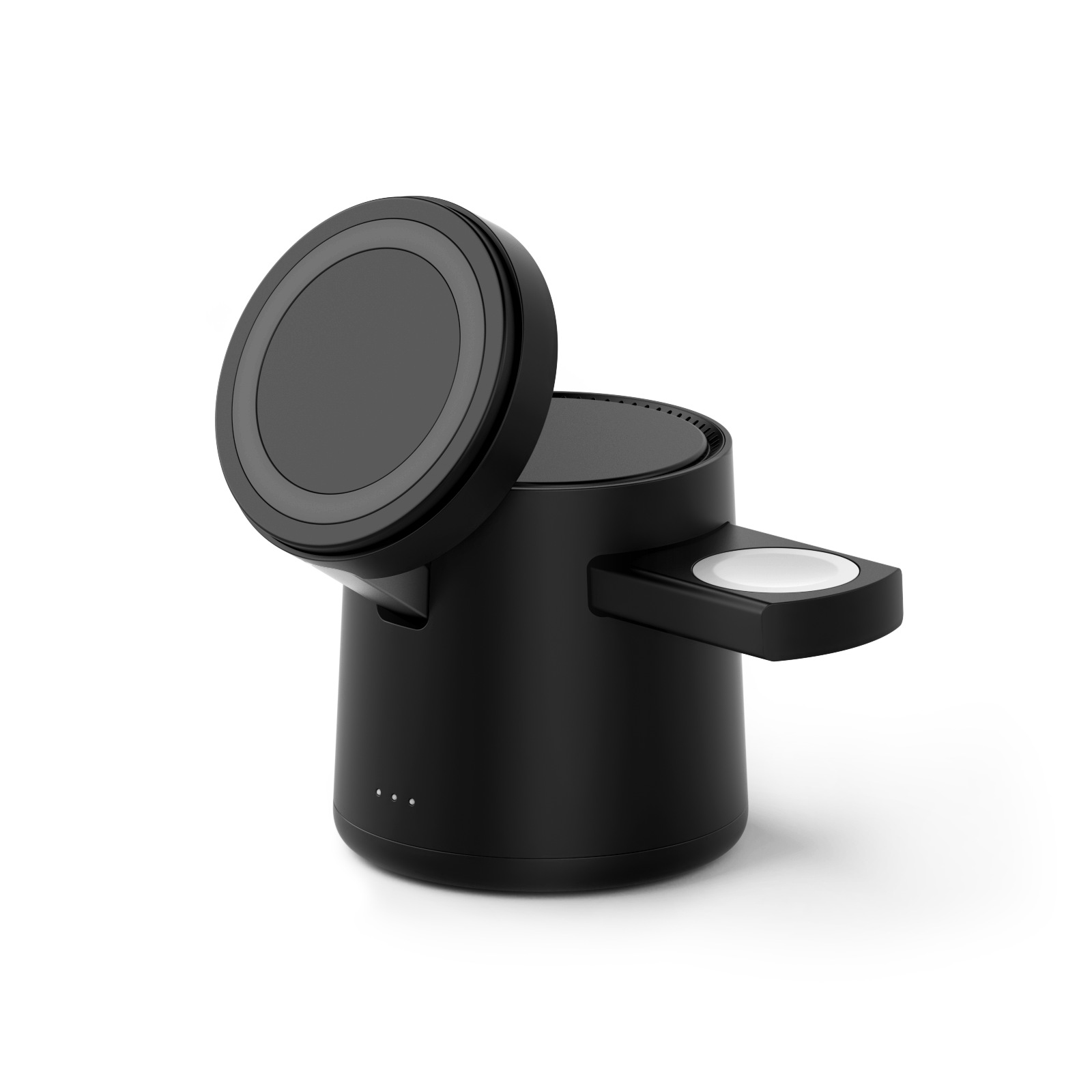 The new 15W portable foldable magnetic three-in-one wireless charger is suitable for Apple's wireless charging stand Item Picture