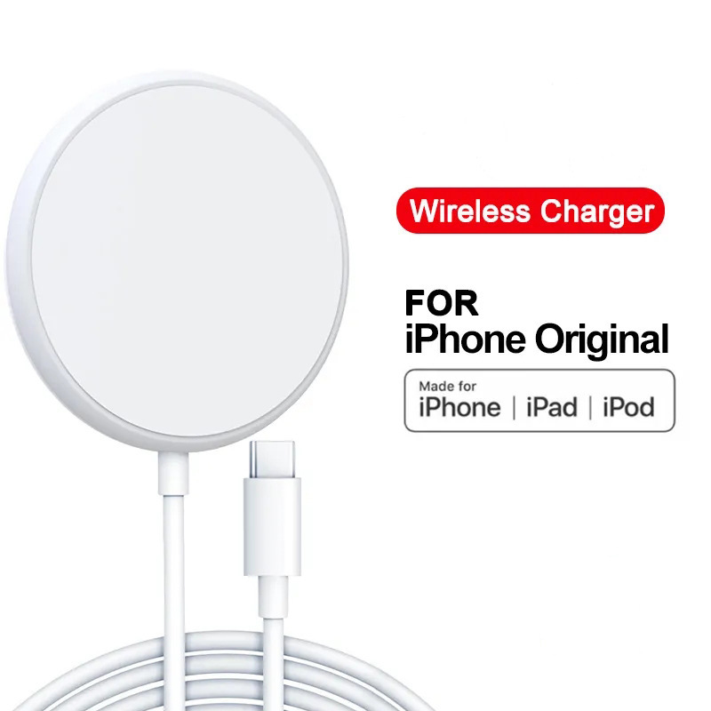 Cross-border Apple 15W wireless Fast Charging Smartphone Magnetic Wireless Charger 2024 Bestseller full figure