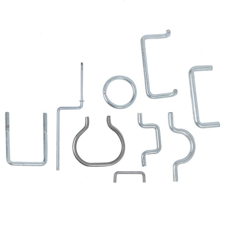 Factory iron wire, steel wire, round steel bending processing, stainless steel wire forming processing, special-shaped spring metal wire processing Item Picture
