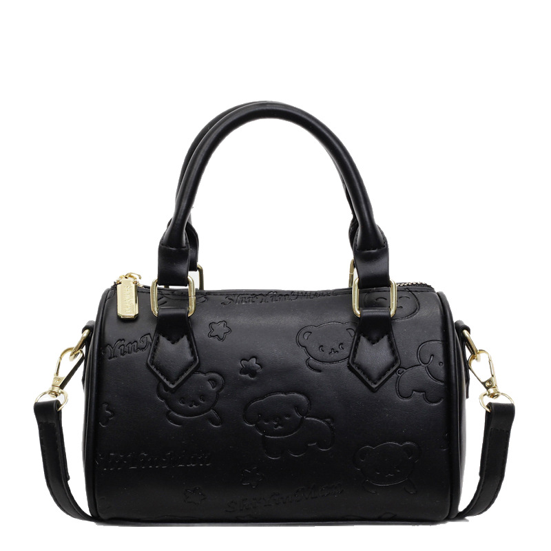 2025 New style casual travel pillow bag for women, simple, fashionable, high-end, versatile for commuting, embossed hand-held shoulder bag Item Picture