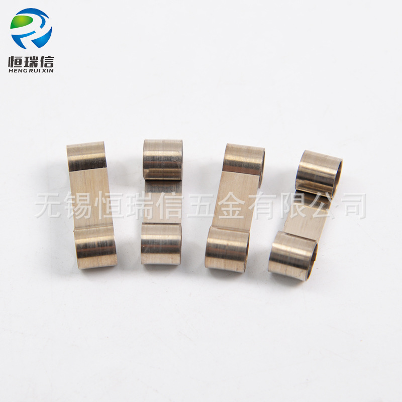 Hengruixin No. 42 motor carbon brush spring non-standard parts, special-shaped double eye springs, large quantity, favorable wholesale and customization Specification drawing