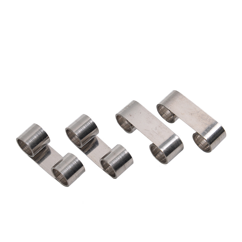 Hengruixin No. 42 motor carbon brush spring non-standard parts, special-shaped double eye springs, large quantity, favorable wholesale and customization Item Picture