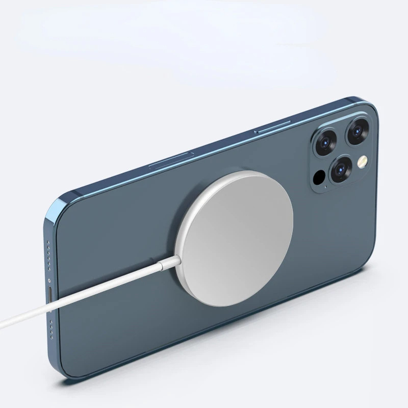 Cross-border Apple 15W wireless Fast Charging Smartphone Magnetic Wireless Charger 2024 Bestseller details Picture