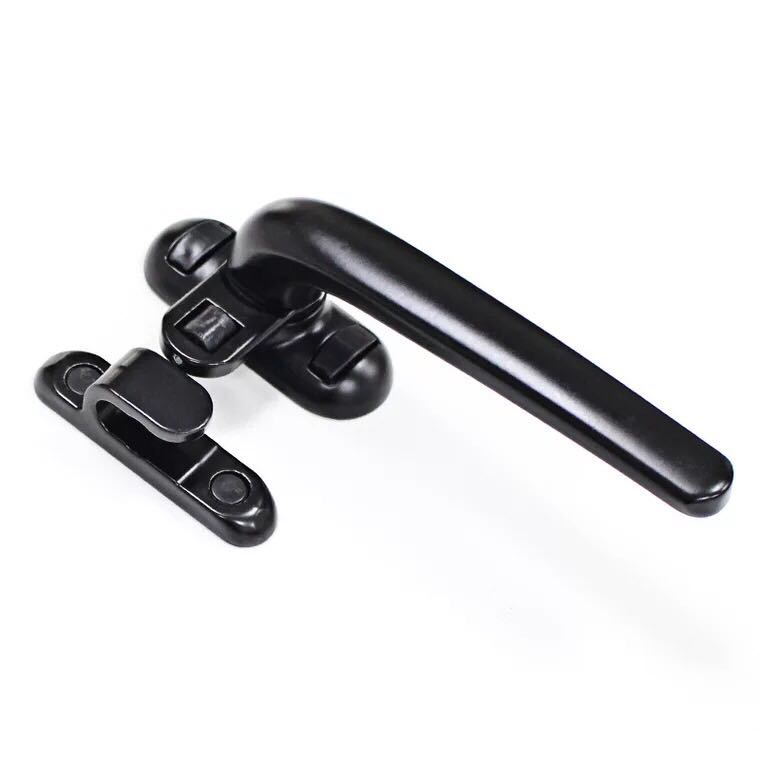 Aluminum alloy 50-type casement window handle, seven-shaped handle, left and right inner and outer opening window with roller lock, sliding handle Item Picture
