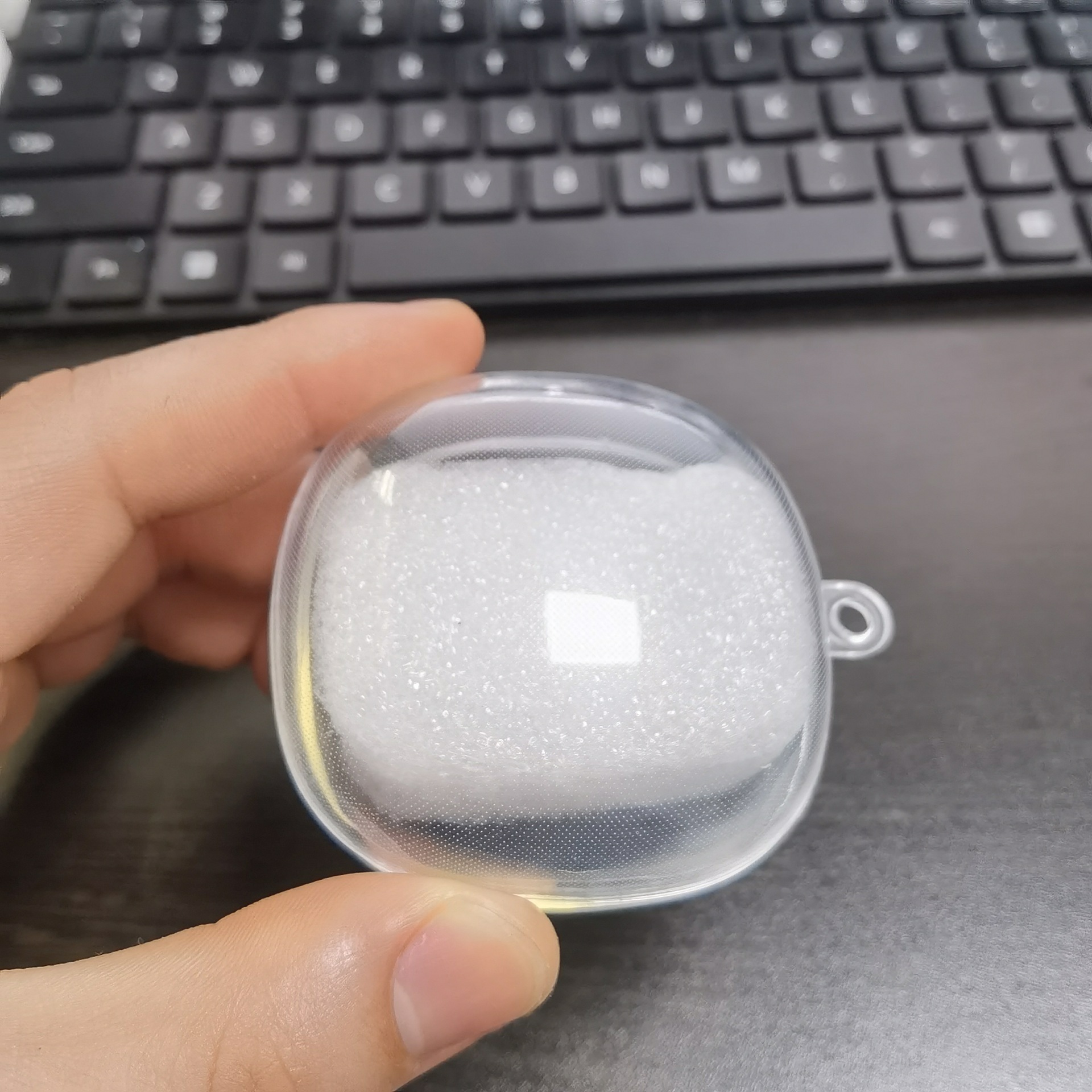 Suitable for Baseus MC1P small powder compact transparent material Bluetooth new BD1 headphone case soft shell UV-printed bottom shell M3S