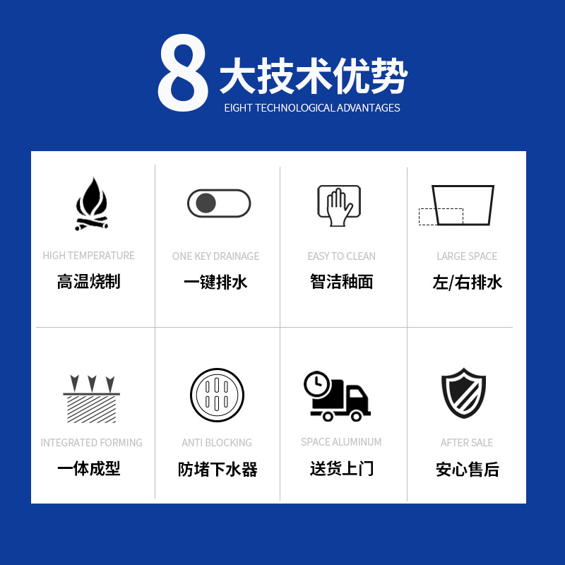 Balcony mop pool, ceramic mop pool, floor mop basin, sink, bathroom floor-standing household outdoor mop basin pool Specification drawing