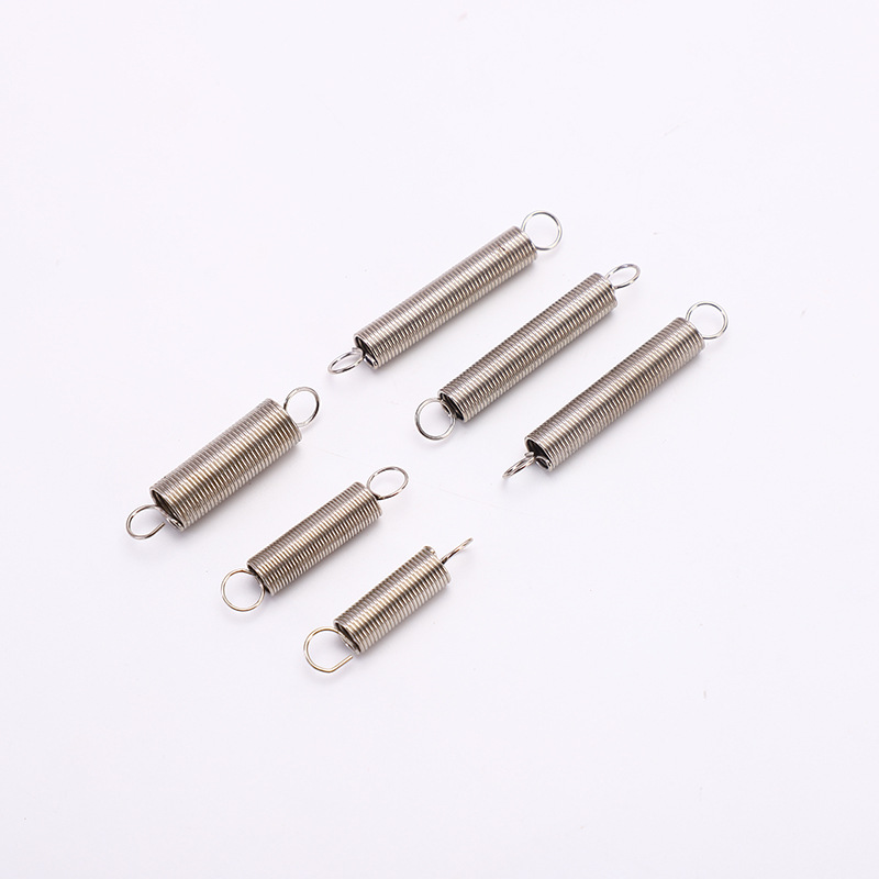 Stainless steel spring extended stretch spring with hook, hardware tools, trampoline spiral tension spring, durable telescopic details Picture