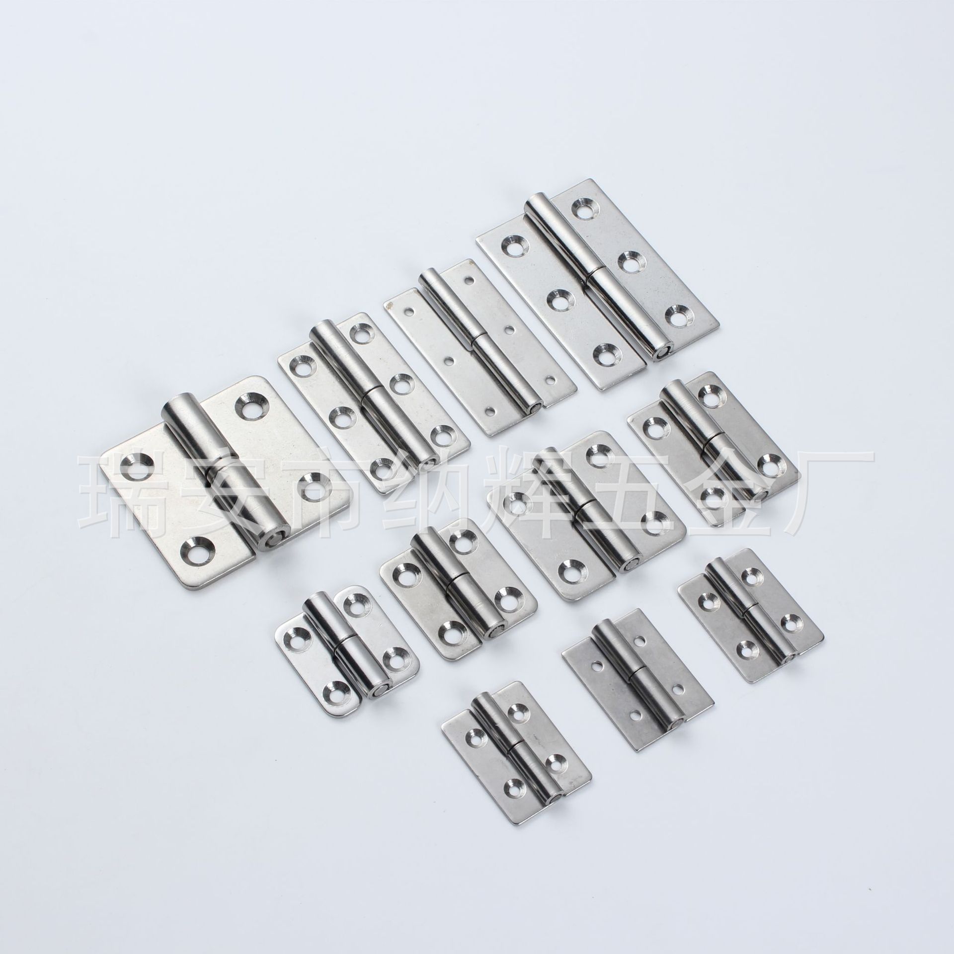 304 stainless steel detachable hinges, swing hinges, 4-inch, 3-inch, 2.5-inch, 2-inch, 1.5-inch industrial door and window hinges, heavy-duty Specification drawing