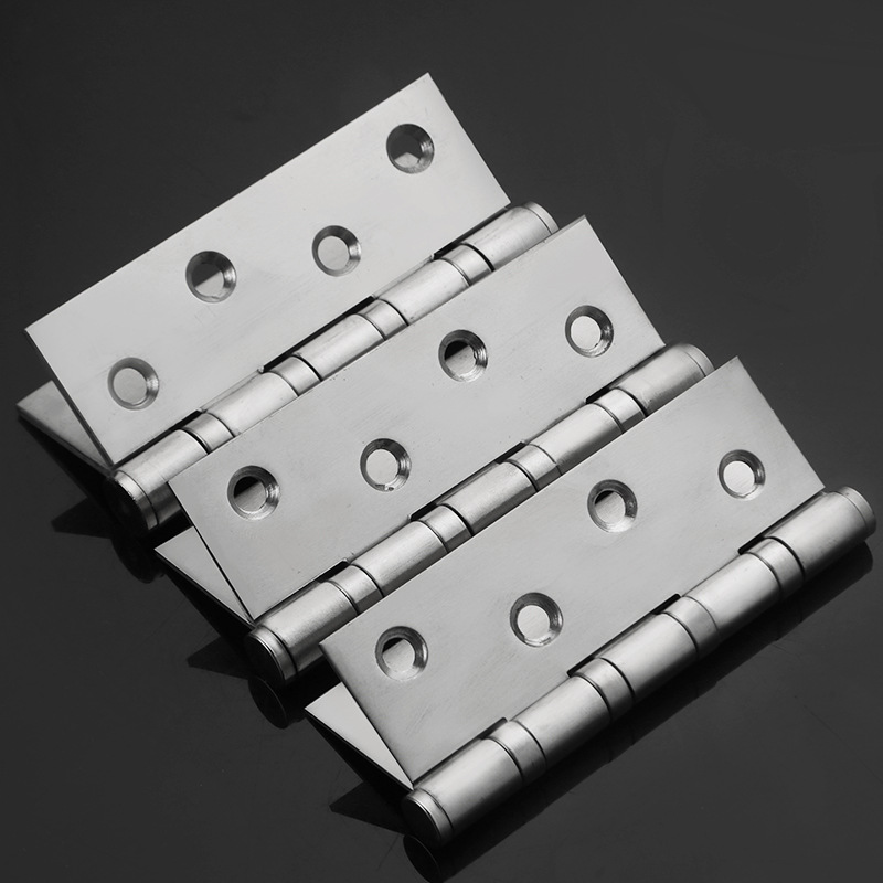 4-inch stainless steel bearing swing hinge 304 thickened room 4*3 door hinge heavy-duty wooden door hardware silent hinge Application Scenario