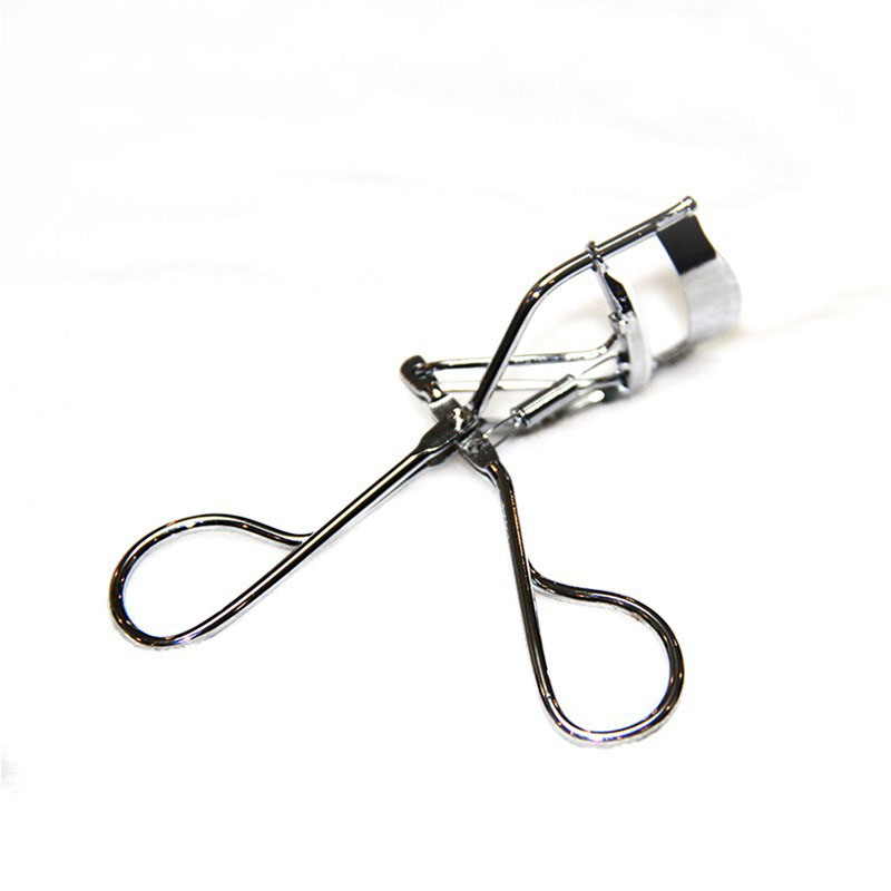 银色睫毛夹迷你便携卷翘睫毛夹迷你型银色睫毛夹化妆工具不锈钢睫眼部卷翘便携睫毛器 电镀金属假眼睫毛美妆工具批发